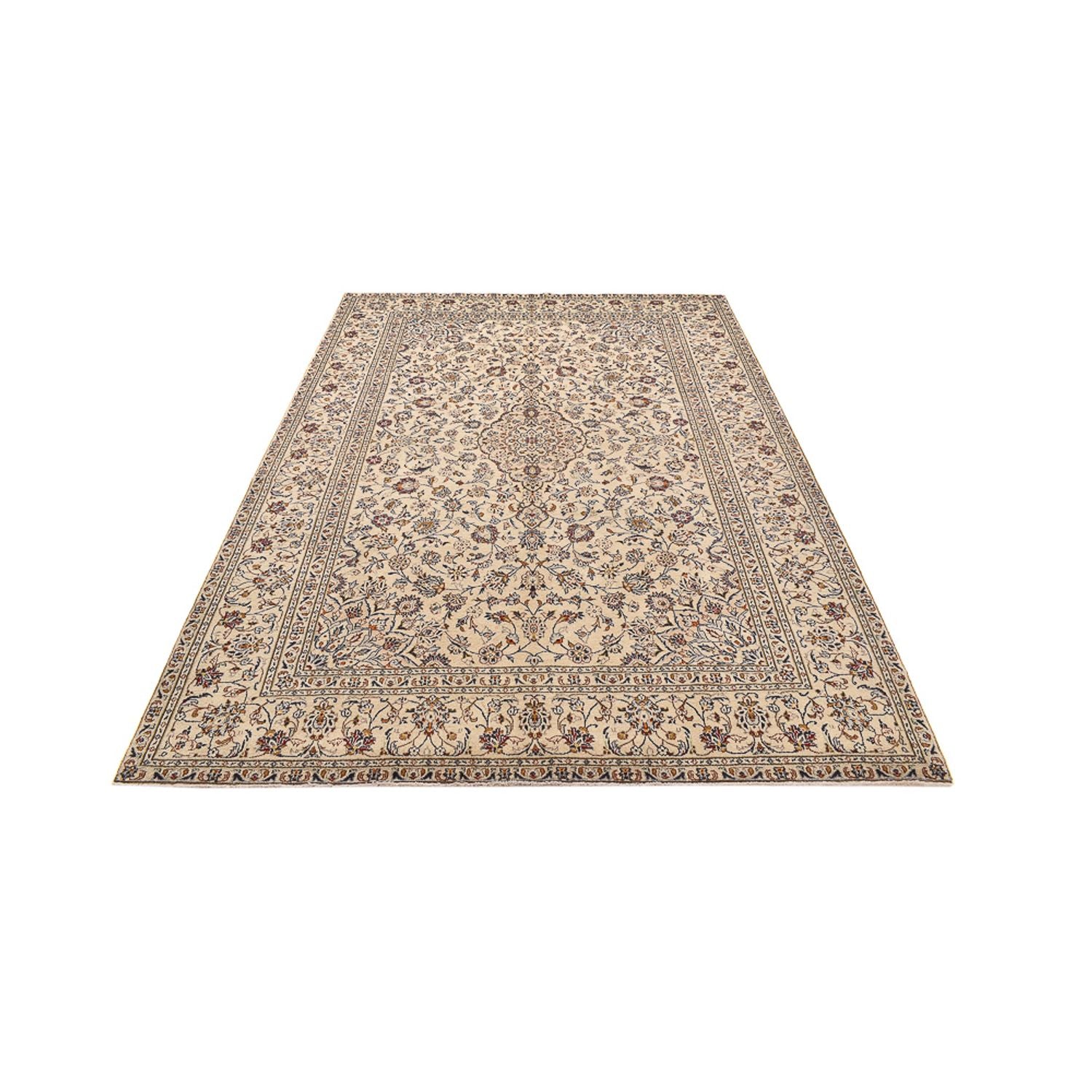 Tapis persan - Keshan - 296 x 198 cm - beige