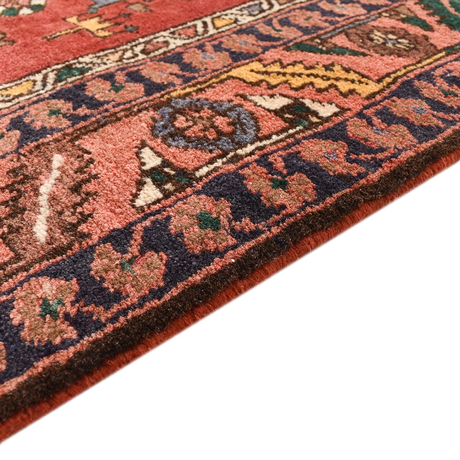 Tapis de couloir Tapis persan - Nomadic - 445 x 105 cm - rouge clair