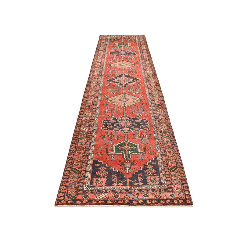Tapis de couloir Tapis persan - Nomadic - 445 x 105 cm - rouge clair