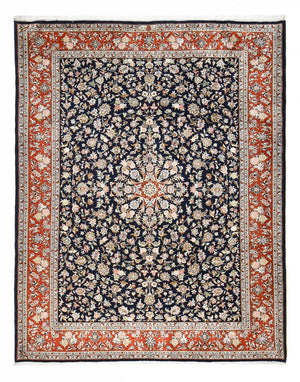 Tapis persan - Royal - 337 x 255 cm - bleu foncé