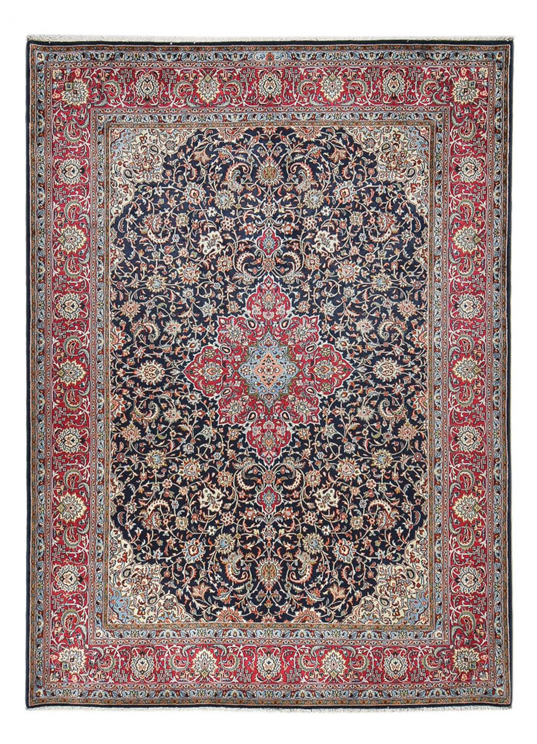 Tapis persan - Classique - 353 x 250 cm - bleu foncé