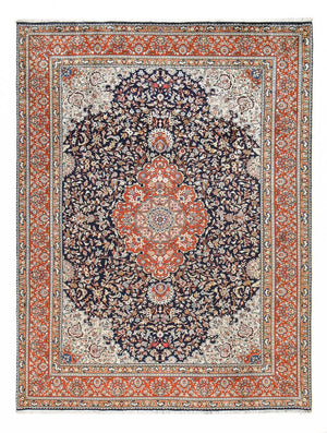 Tapis persan - Classique - 346 x 254 cm - bleu foncé