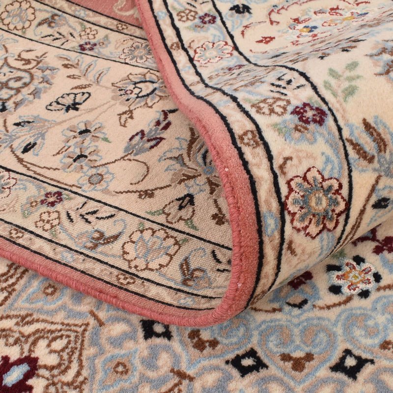 Tapis persan - Nain - Royal - 293 x 202 cm - rouge clair