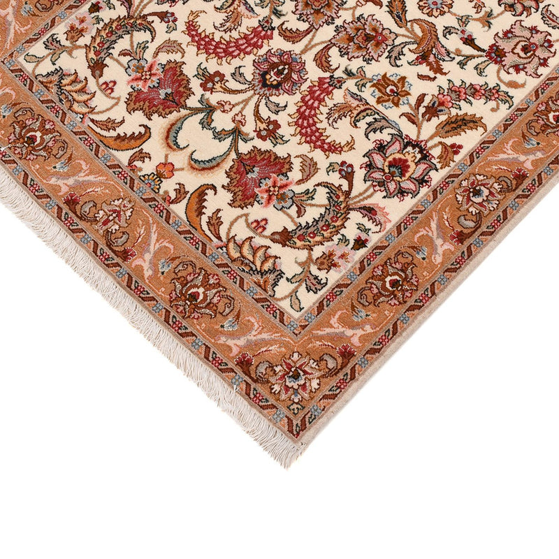 Tapis de couloir Tapis persan - Tabriz - Premium - 317 x 72 cm - beige