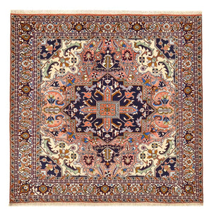 Tapis persan - Nomadic carré  - 200 x 194 cm - rouge clair