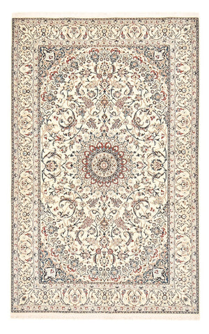 Tapis persan - Nain - Premium - 206 x 130 cm - beige