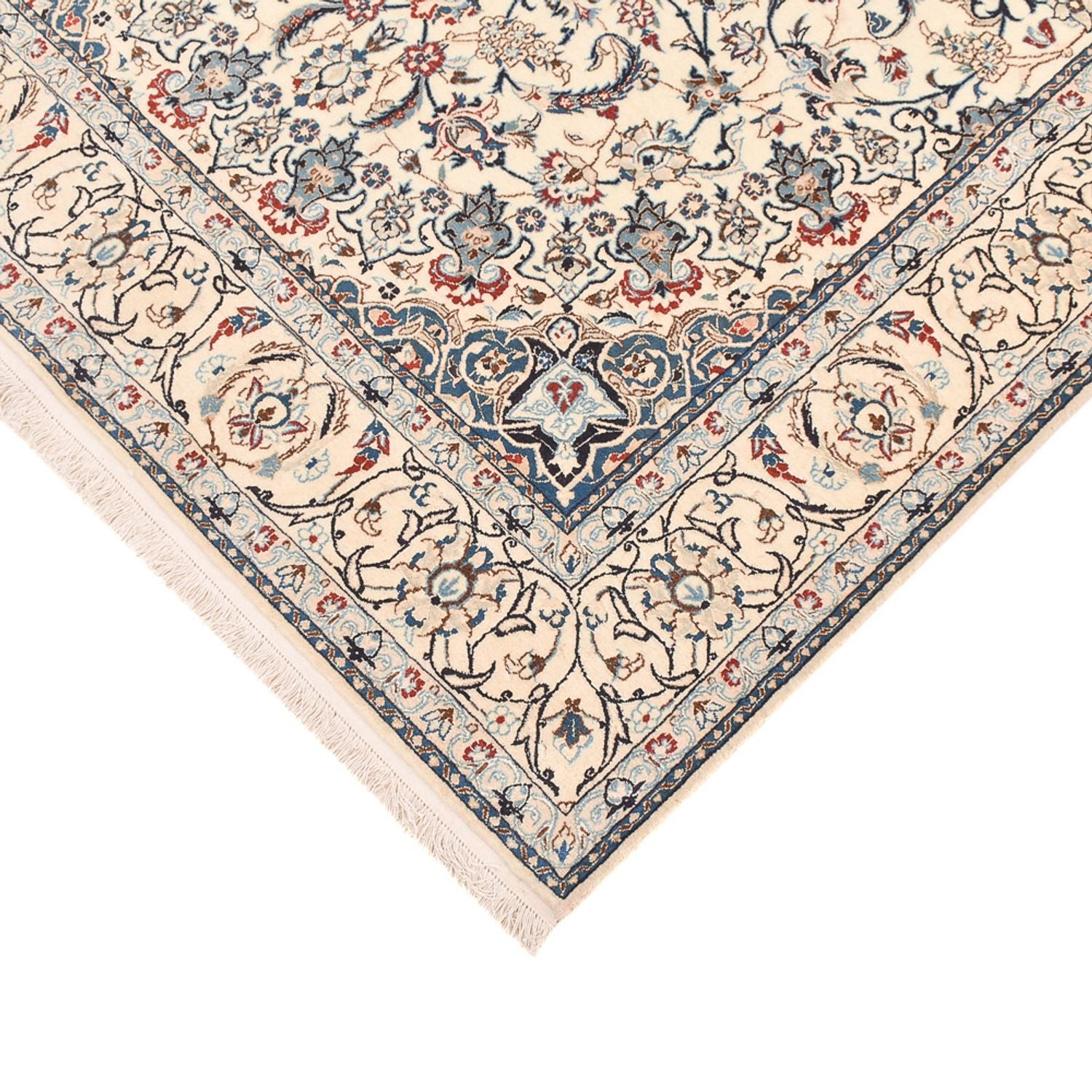 Perserteppich - Nain - Premium - 206 x 130 cm - beige