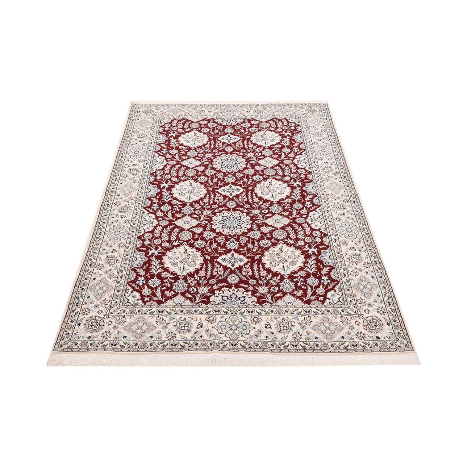 Tapis persan - Nain - Premium - 227 x 146 cm - rouge