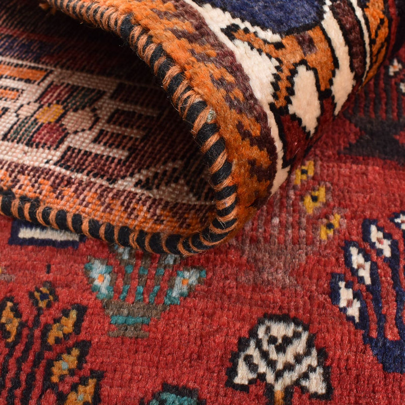 Tapis persan - Nomadic - 252 x 160 cm - rouge foncé