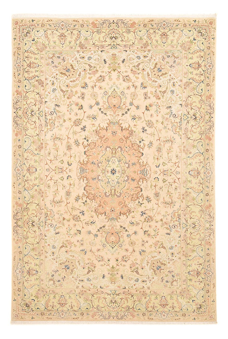 Tapis persan - Tabriz - Royal - 303 x 201 cm - beige clair