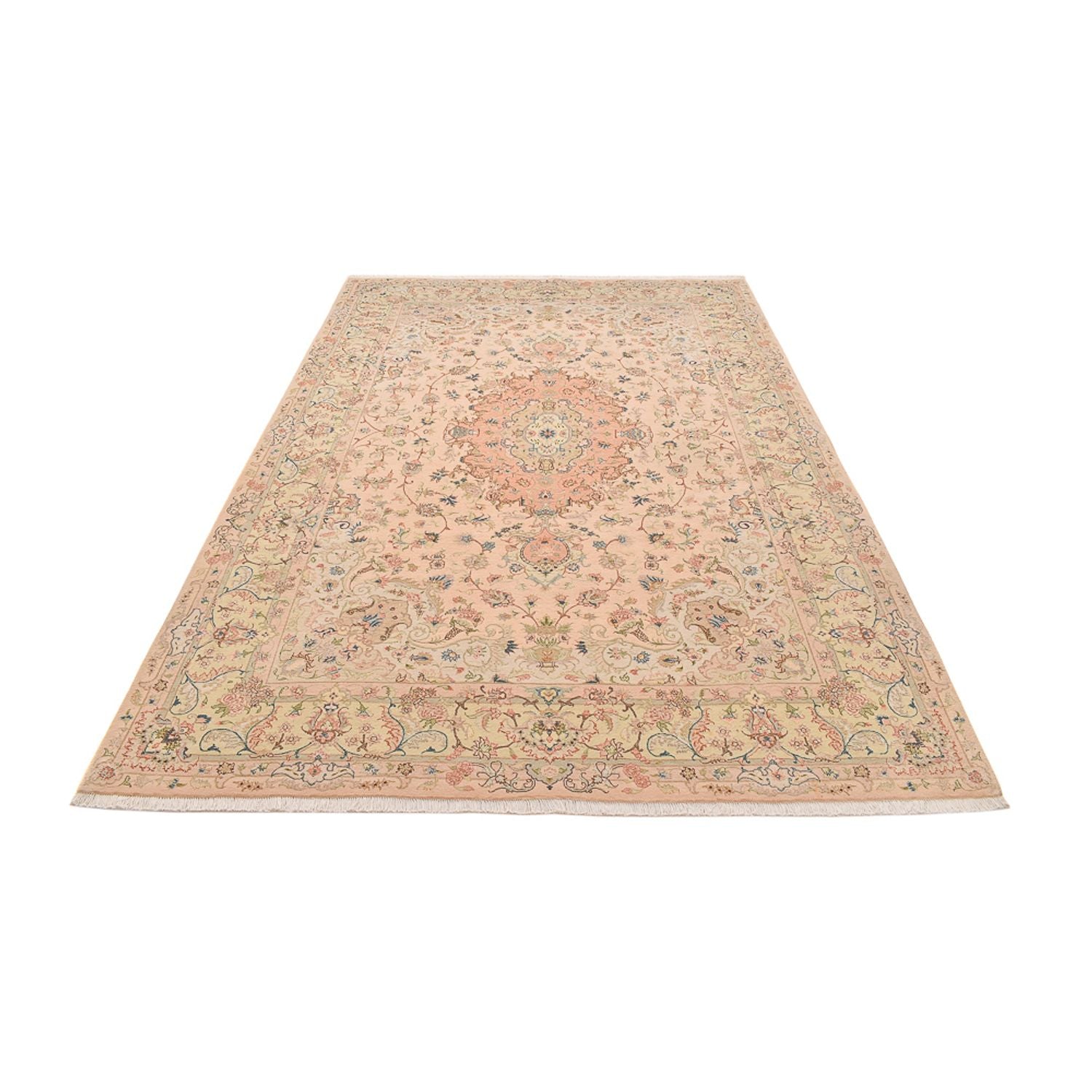 Tapis persan - Tabriz - Royal - 303 x 201 cm - beige clair