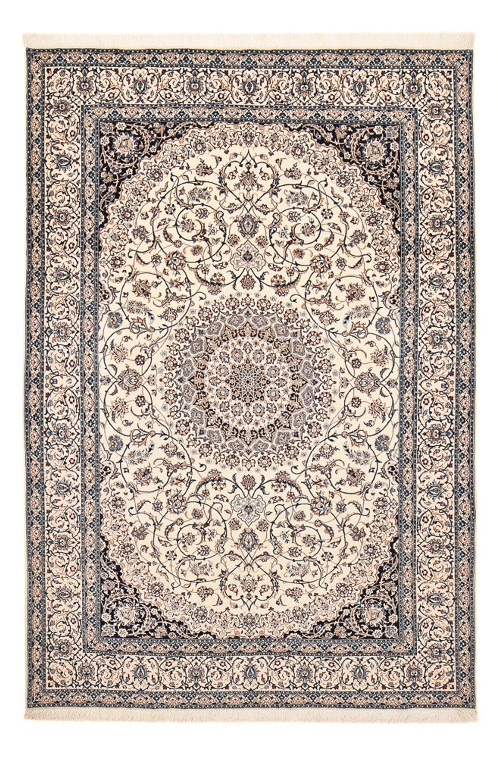 Tapis persan - Nain - Premium - 295 x 204 cm - crème