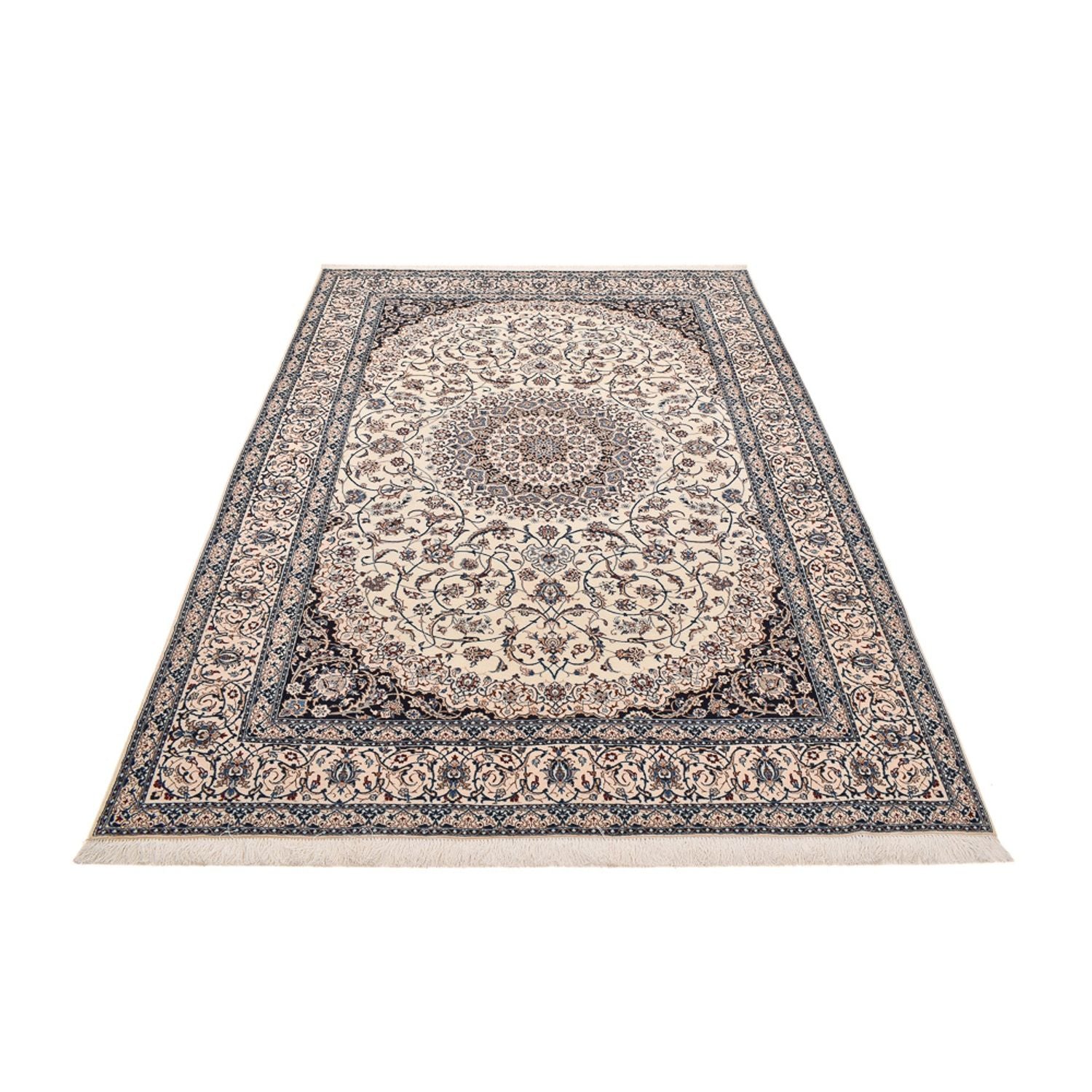 Tapis persan - Nain - Premium - 295 x 204 cm - crème