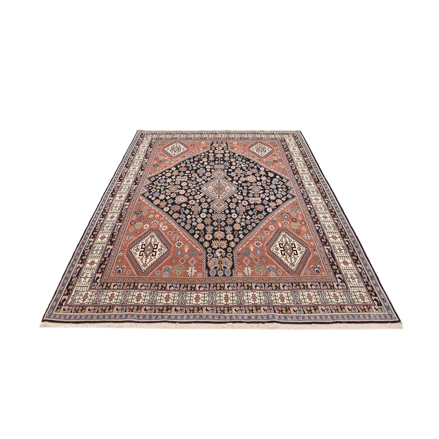 Tapis Gabbeh - Persan Kashkuli - 285 x 205 cm - rouge clair