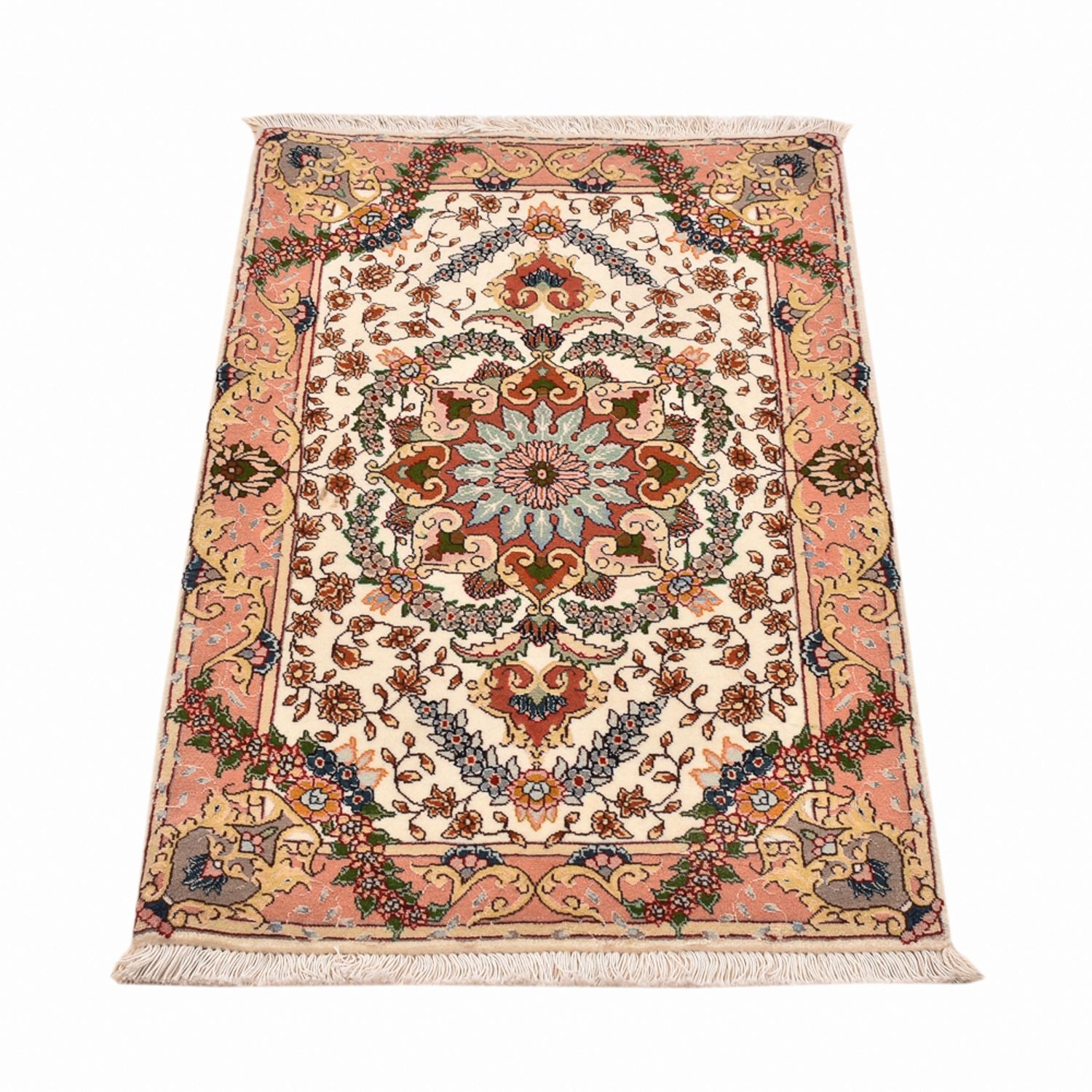Tapis persan - Tabriz - Royal - 90 x 60 cm - multicolore