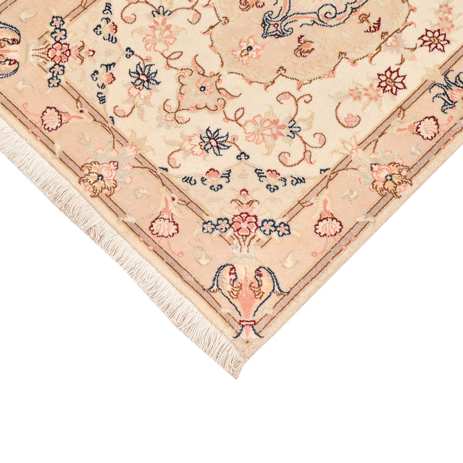 Tapis persan - Tabriz - Royal - 91 x 60 cm - crème
