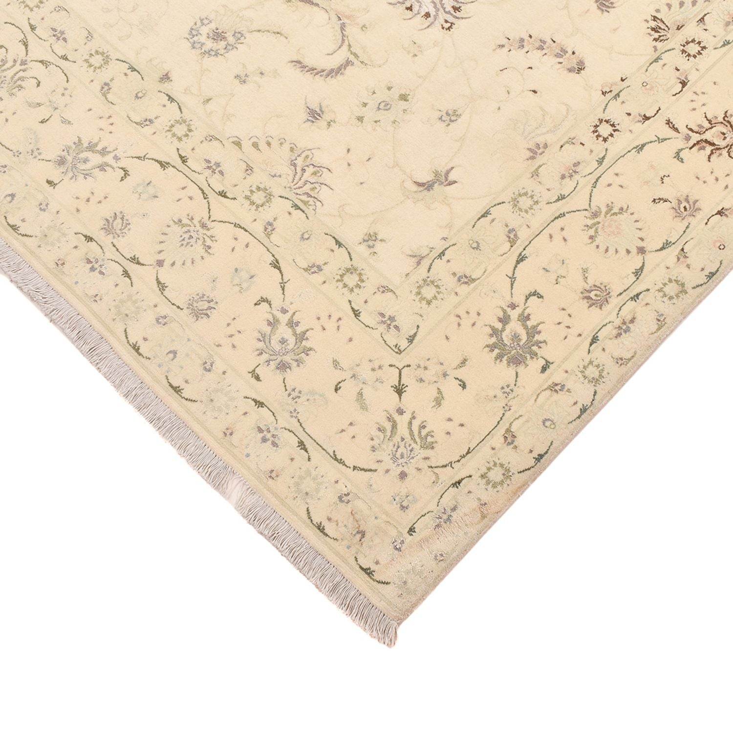 Tapis persan - Tabriz - Royal - 240 x 200 cm - vert clair