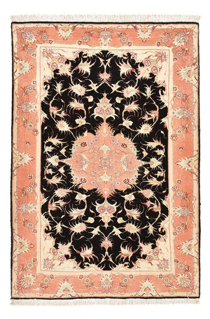 Tapis persan - Tabriz - Royal - 116 x 75 cm - bleu foncé