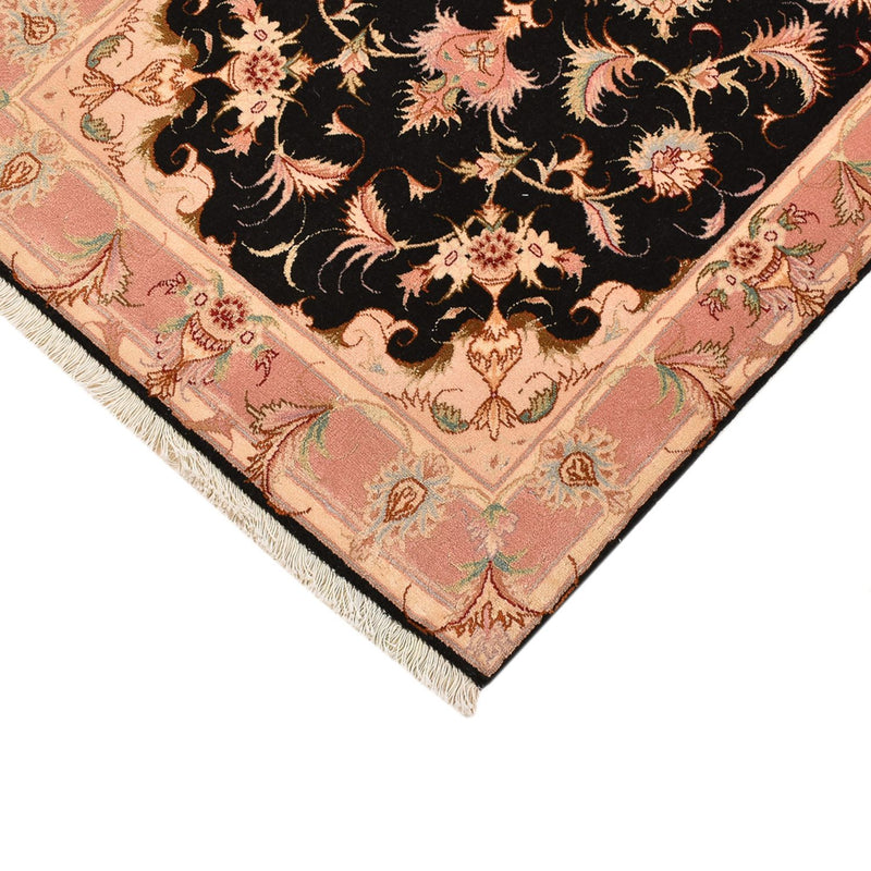 Tapis persan - Tabriz - Royal - 123 x 74 cm - bleu foncé