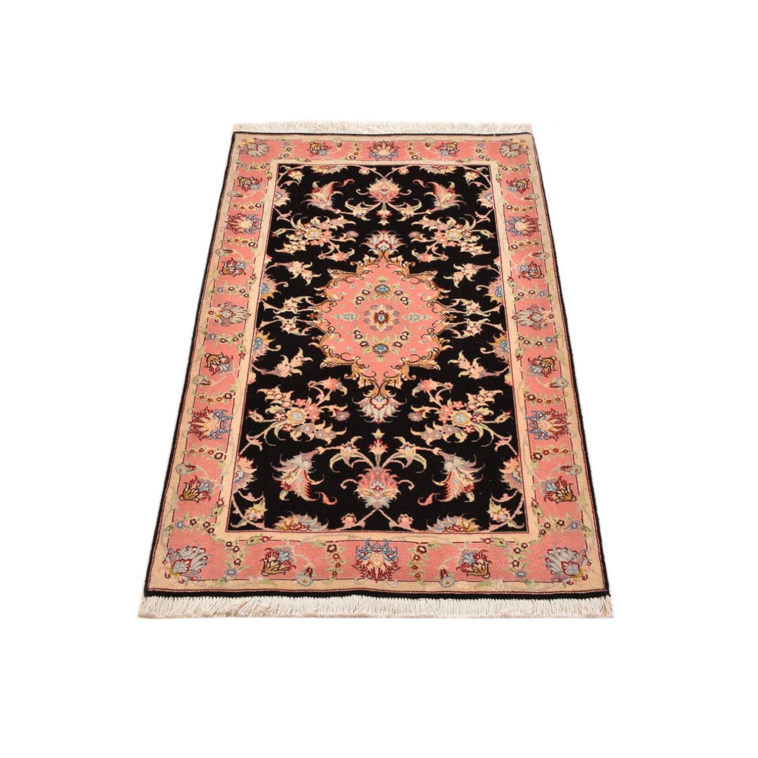Tapis persan - Tabriz - Royal - 121 x 73 cm - bleu foncé