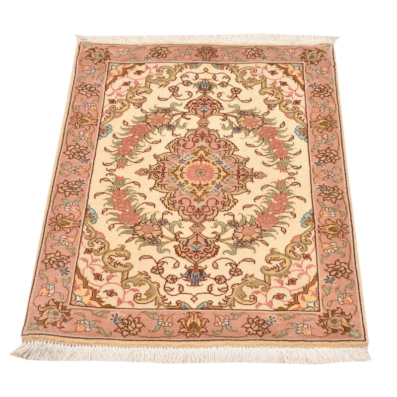 Tapis persan - Tabriz - Royal - 82 x 62 cm - beige foncé