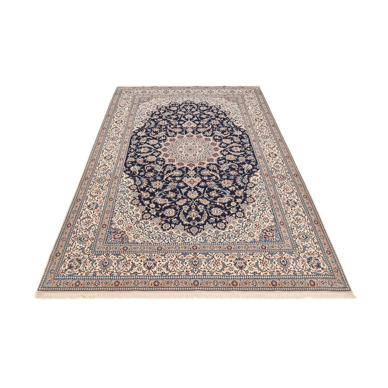 Tapis persan - Nain - Premium - 314 x 200 cm - bleu foncé