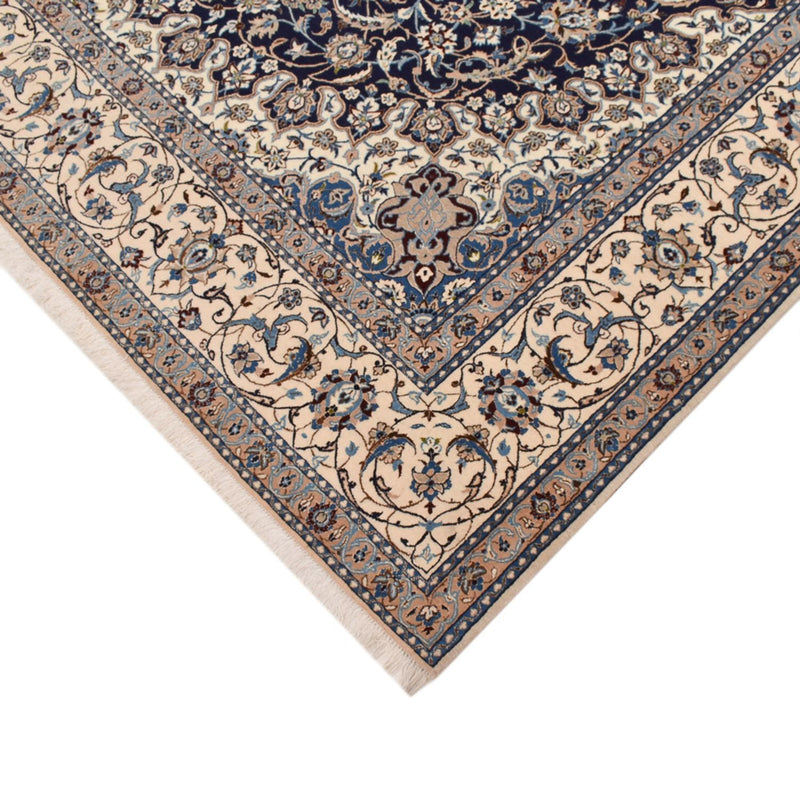 Tapis persan - Nain - Premium - 308 x 211 cm - bleu foncé