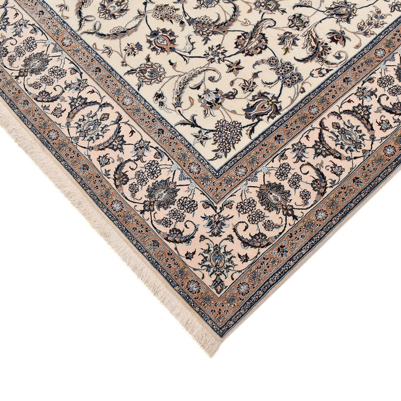 Tapis persan - Nain - Premium - 344 x 213 cm - crème