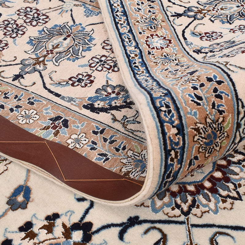 Tapis persan - Nain - Premium - 344 x 213 cm - crème