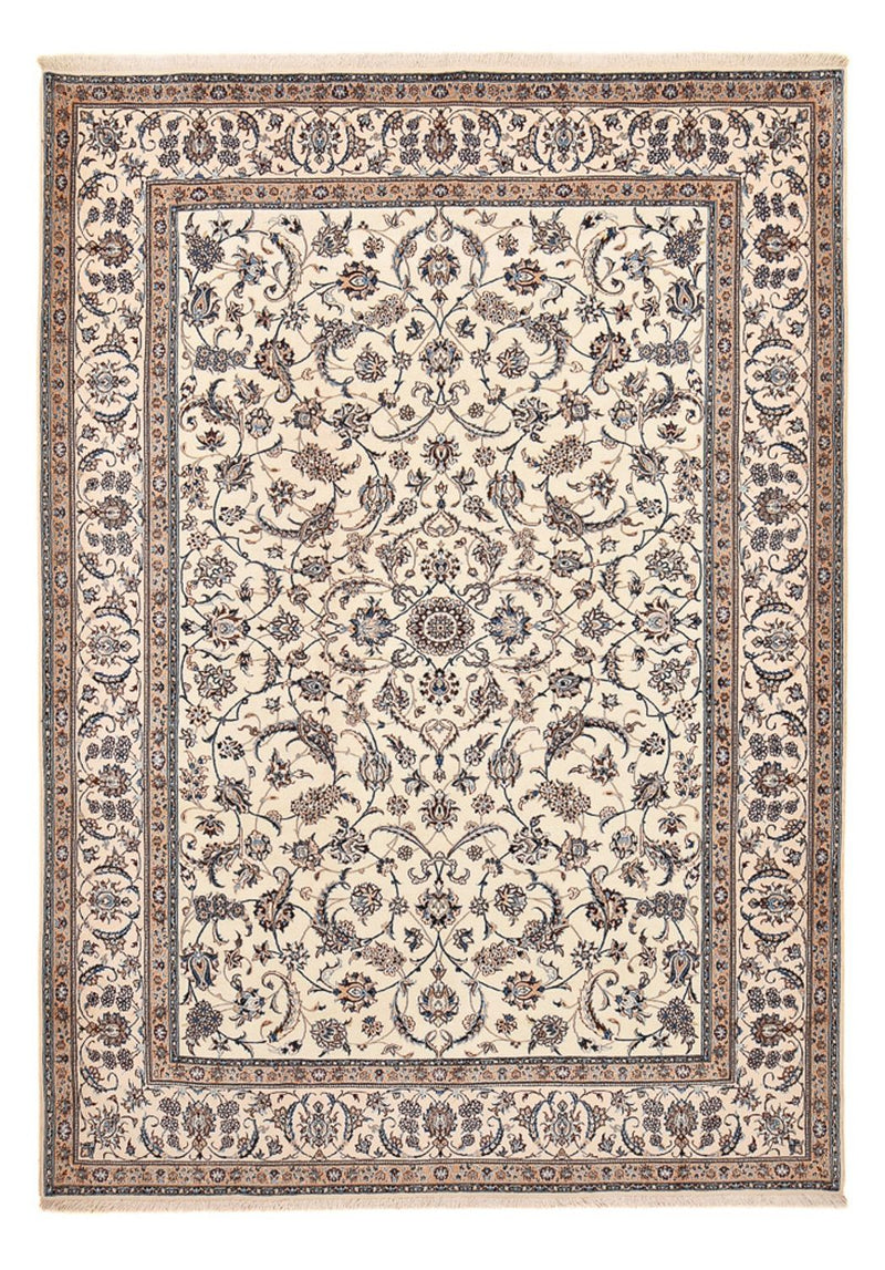 Tapis persan - Nain - Premium - 310 x 217 cm - crème