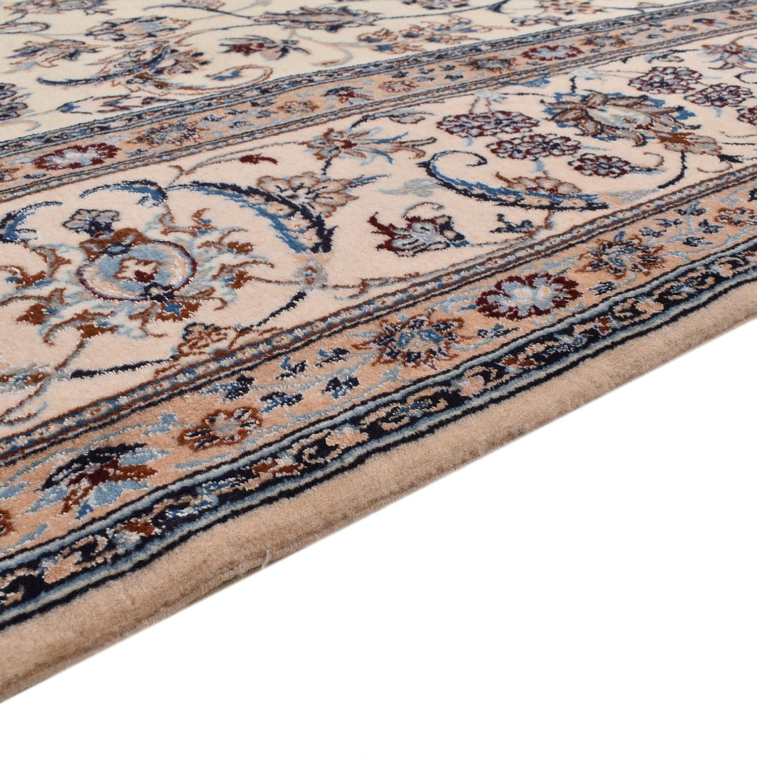 Tapis persan - Nain - Premium - 310 x 217 cm - crème