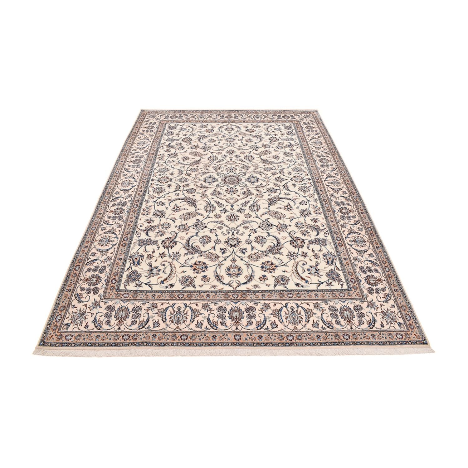 Tapis persan - Nain - Premium - 310 x 217 cm - crème