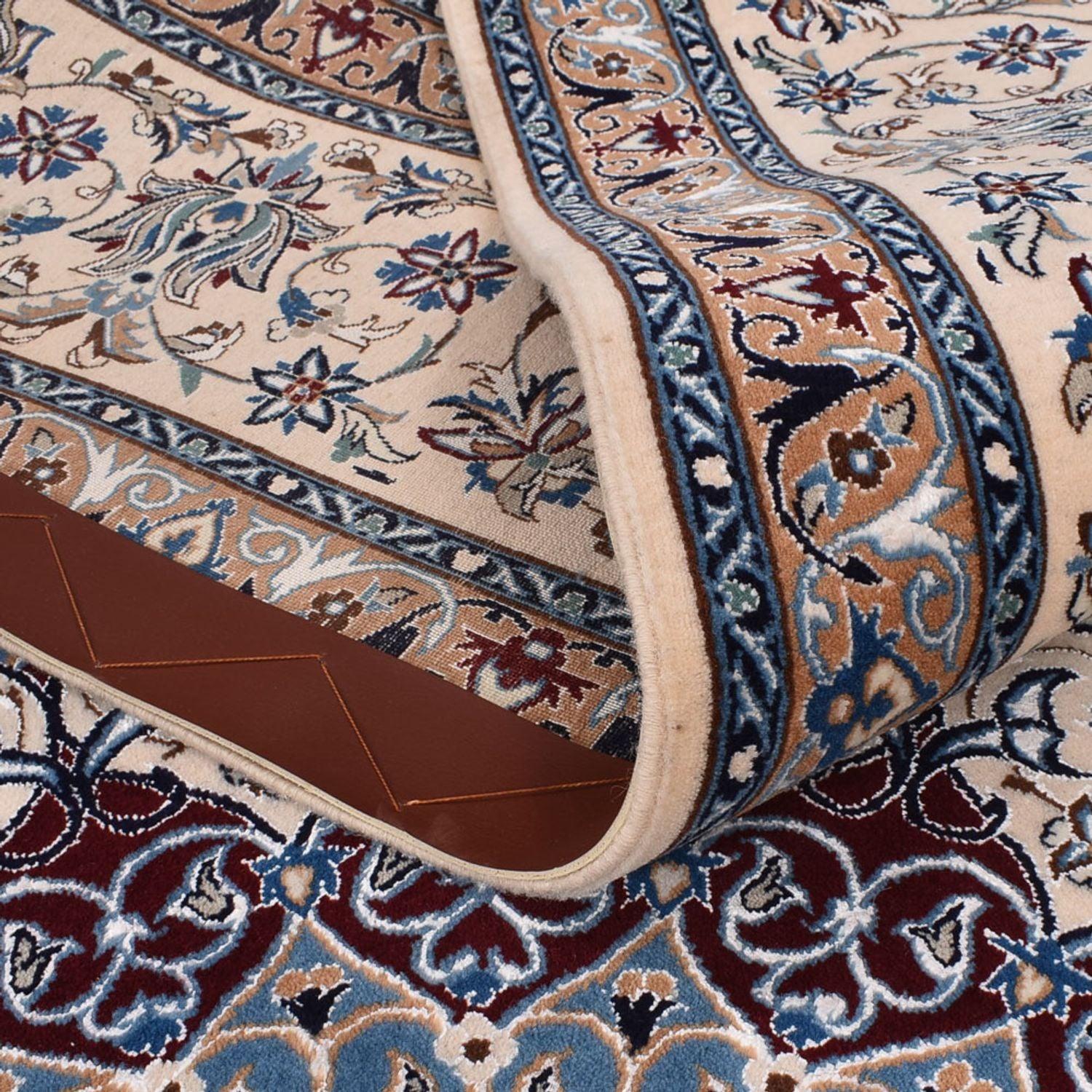 Tapis persan - Nain - Premium - 321 x 210 cm - crème