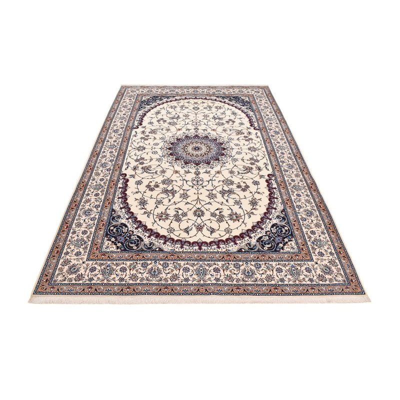 Tapis persan - Nain - Premium - 321 x 210 cm - crème