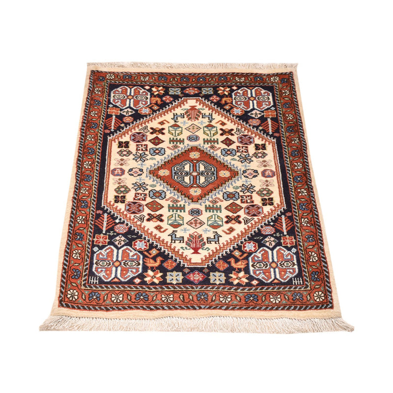 Tapis Gabbeh - Persan Kashkuli - 95 x 64 cm - multicolore