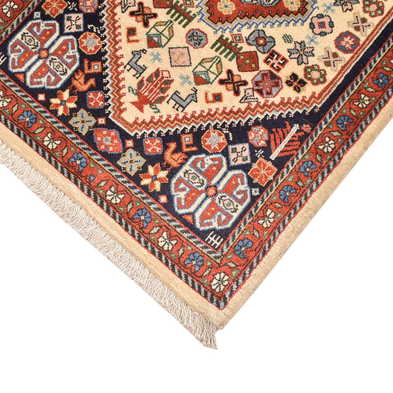 Tapis Gabbeh - Persan Kashkuli - 90 x 60 cm - multicolore
