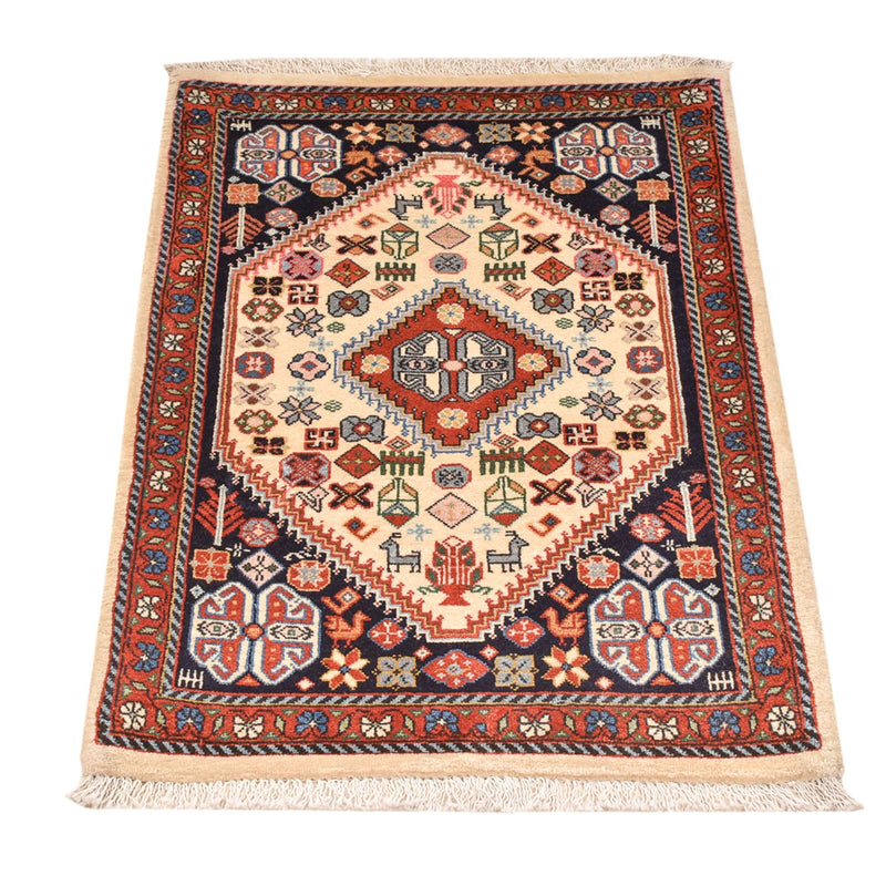 Tapis Gabbeh - Persan Kashkuli - 90 x 60 cm - multicolore