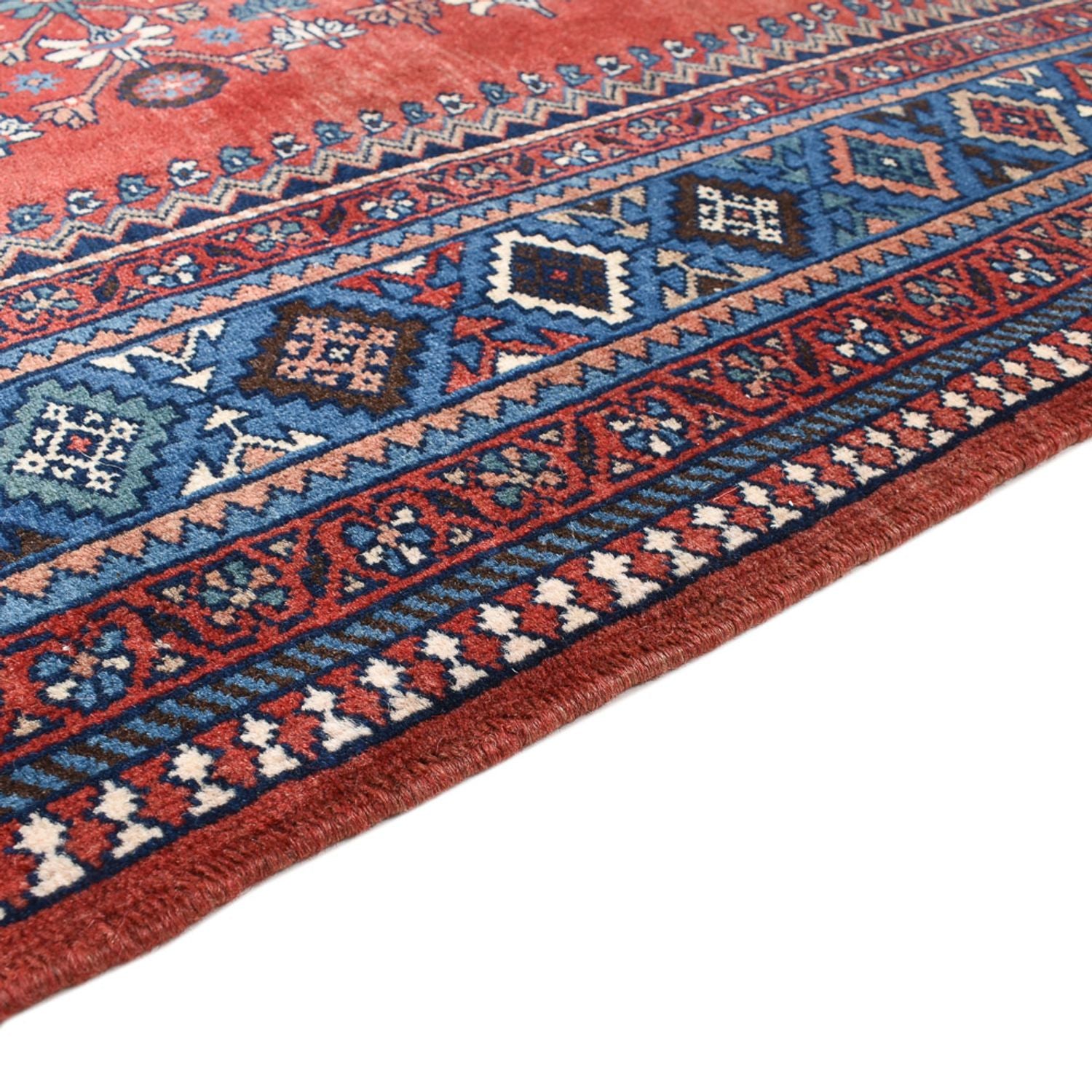Tapis persan - Nomadic - 260 x 207 cm - rouge