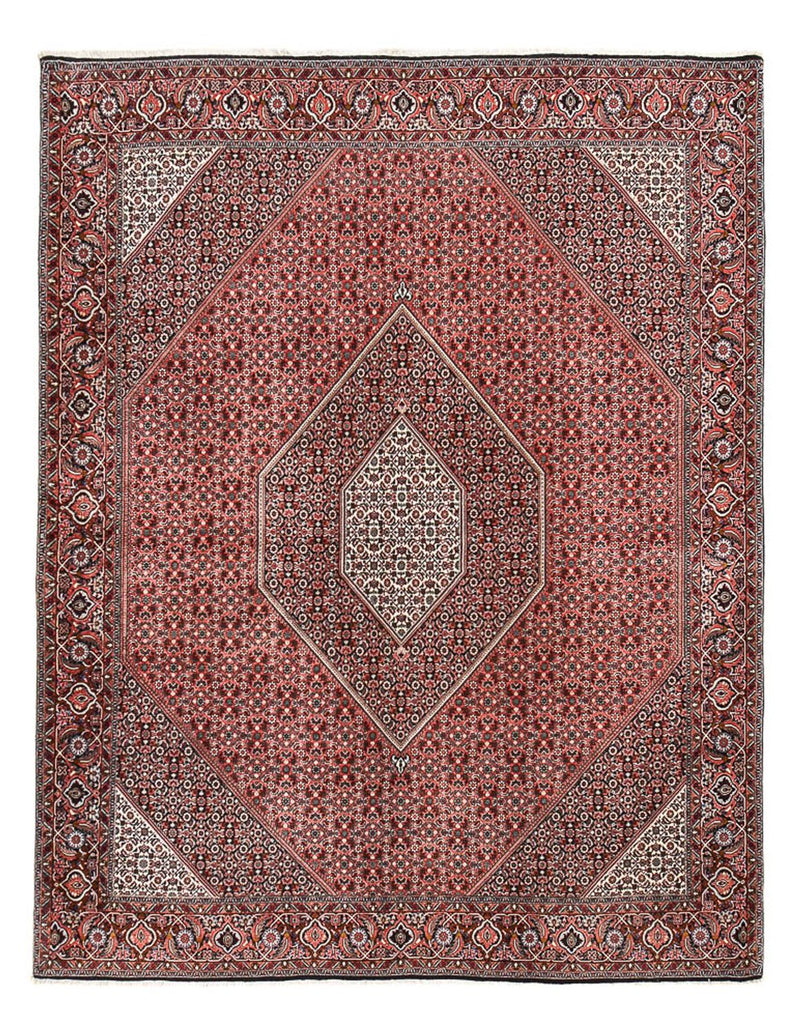 Tapis persan - Bidjar - 315 x 248 cm - rouge foncé