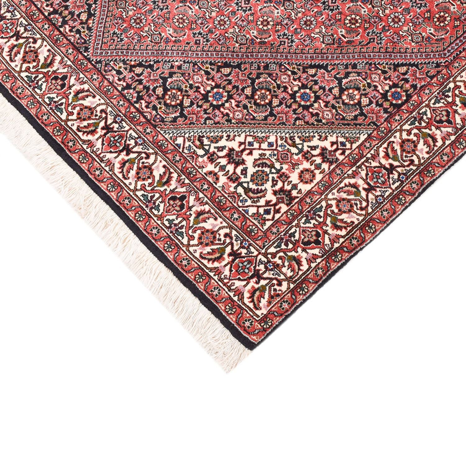 Tapis persan - Bidjar - 156 x 110 cm - rouge clair
