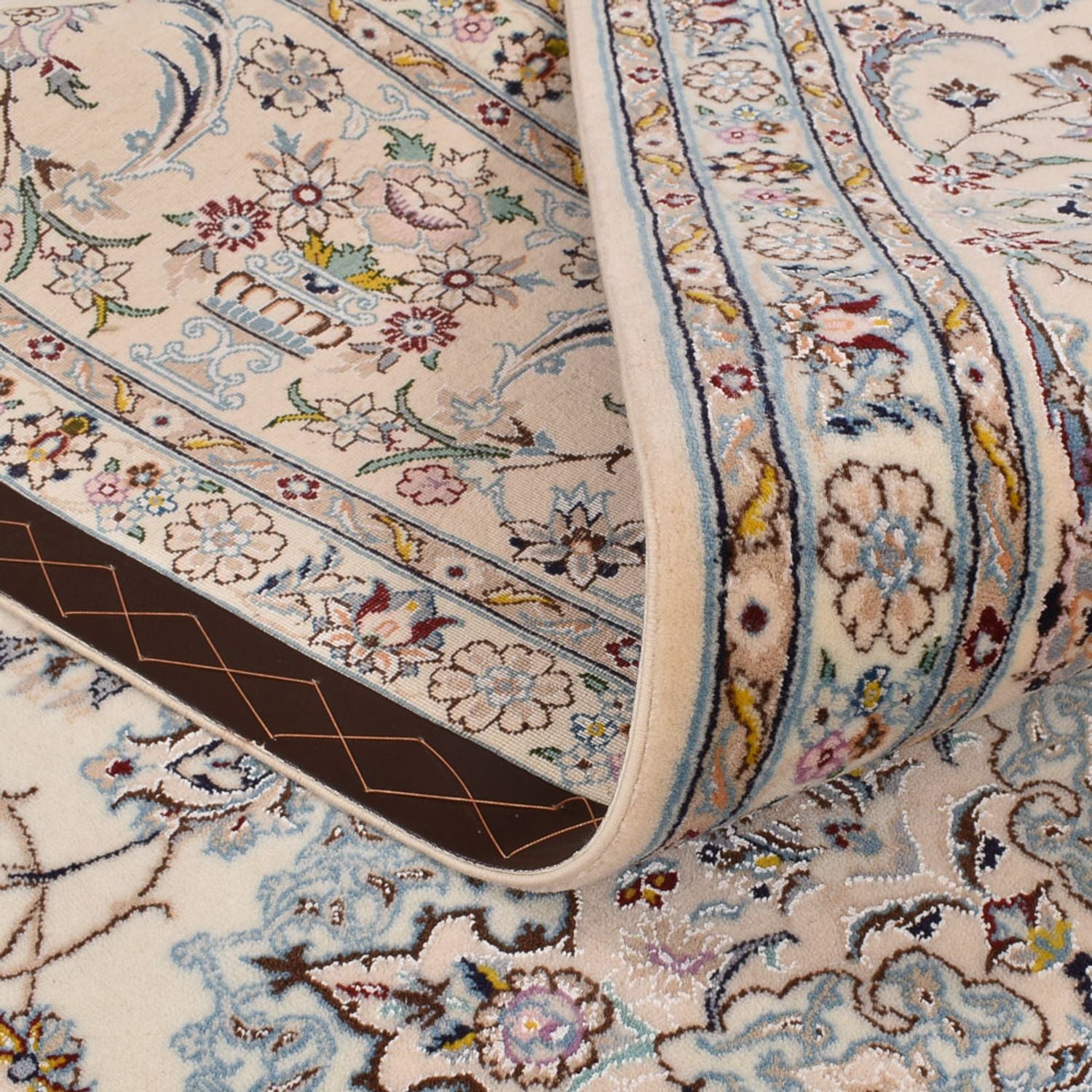 Tapis persan - Nain - Premium - 295 x 200 cm - crème