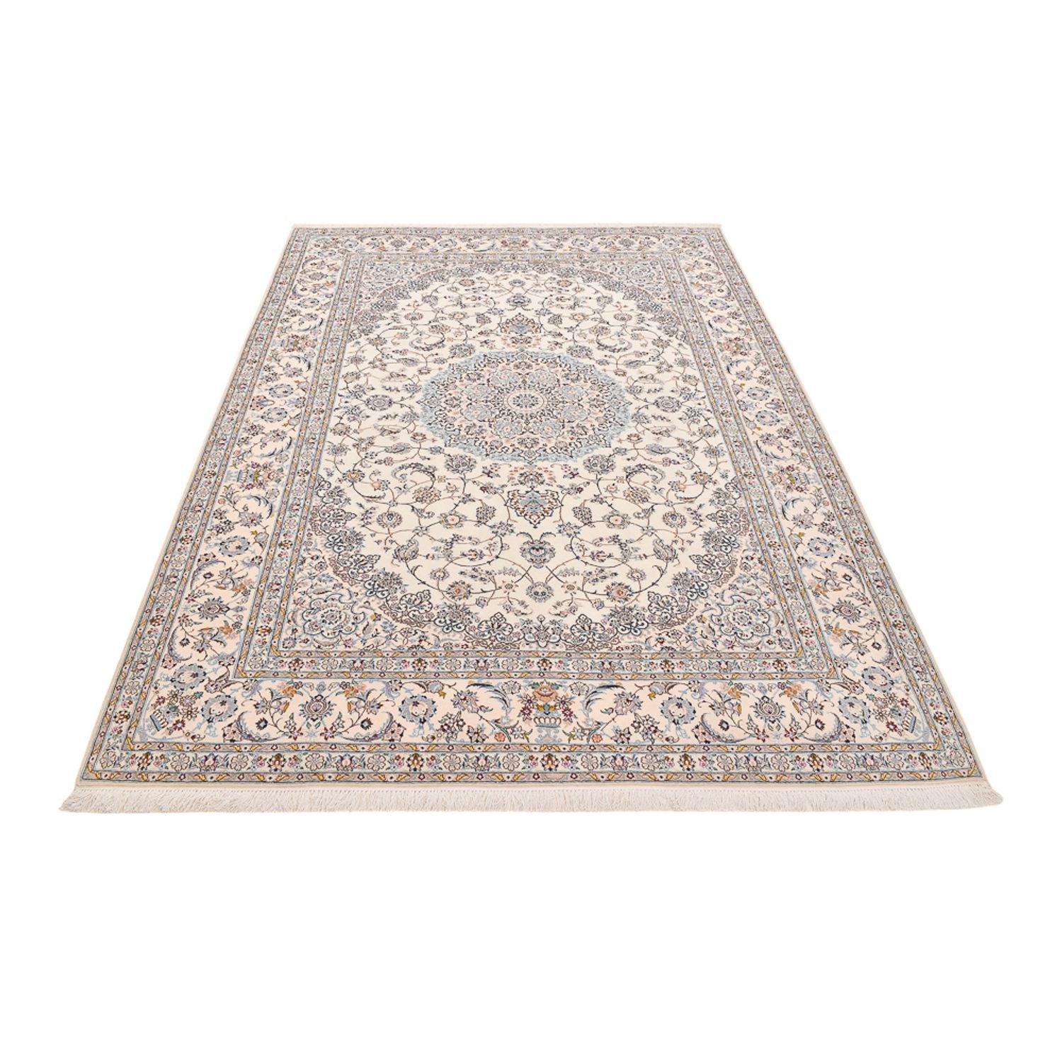 Tapis persan - Nain - Premium - 295 x 200 cm - crème