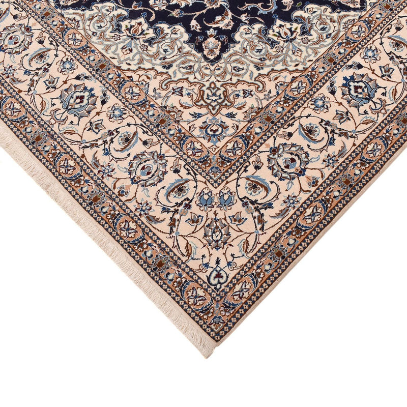 Tapis persan - Nain - Premium - 294 x 202 cm - bleu foncé