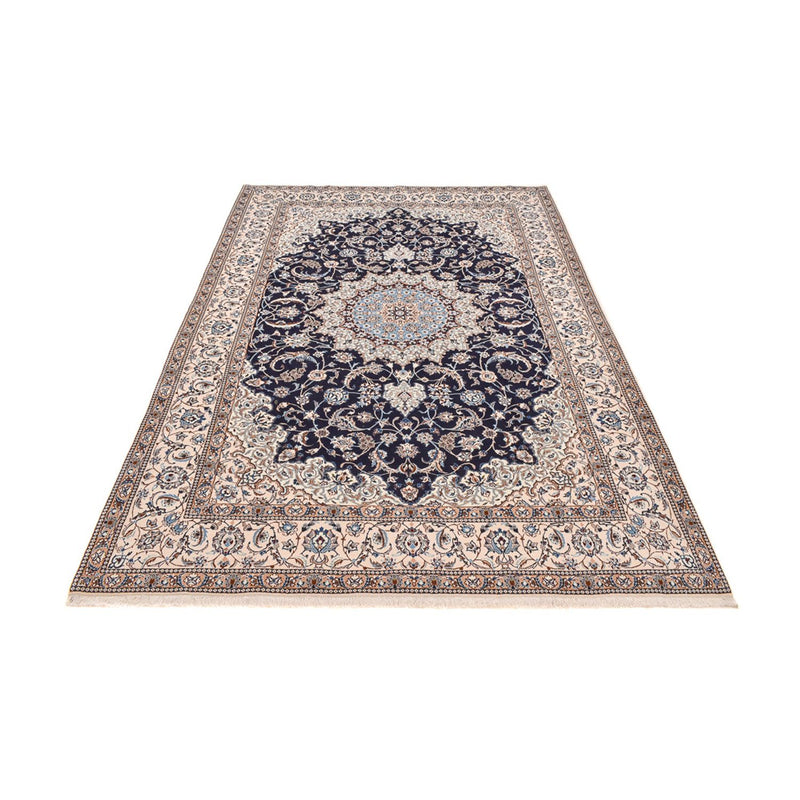 Tapis persan - Nain - Premium - 294 x 202 cm - bleu foncé