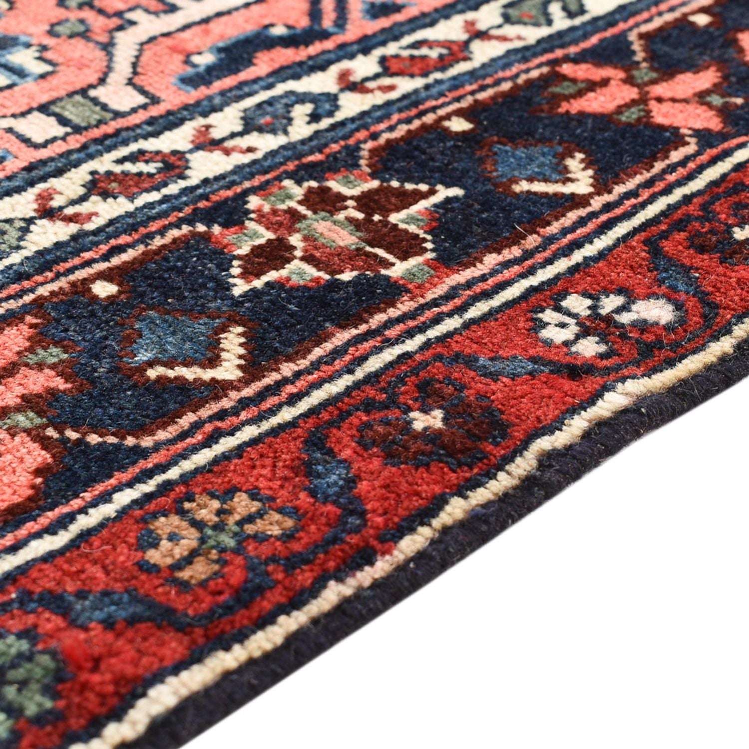 Tapis de couloir Tapis persan - Nomadic - 220 x 105 cm - rouge clair