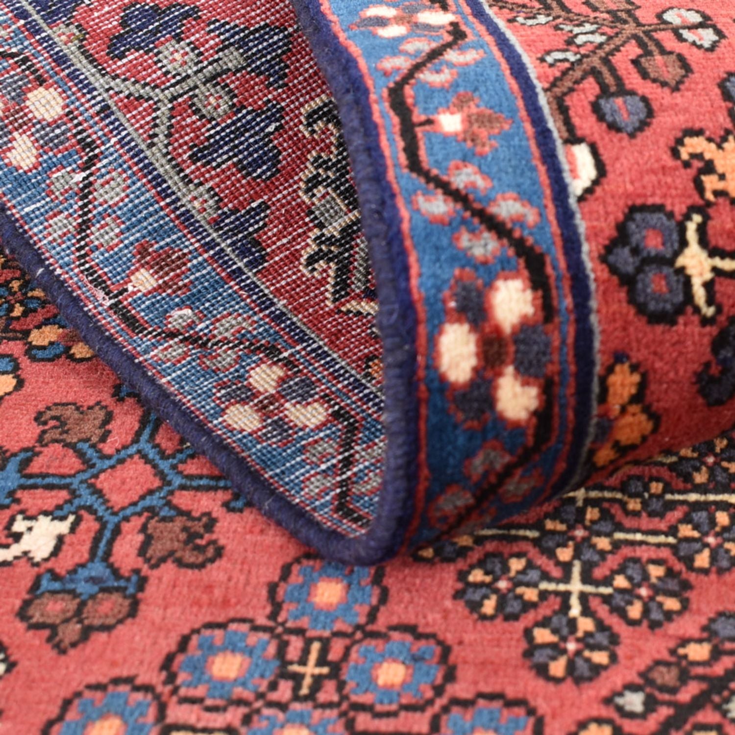 Tapis de couloir Tapis persan - Nomadic - 200 x 83 cm - rouge clair