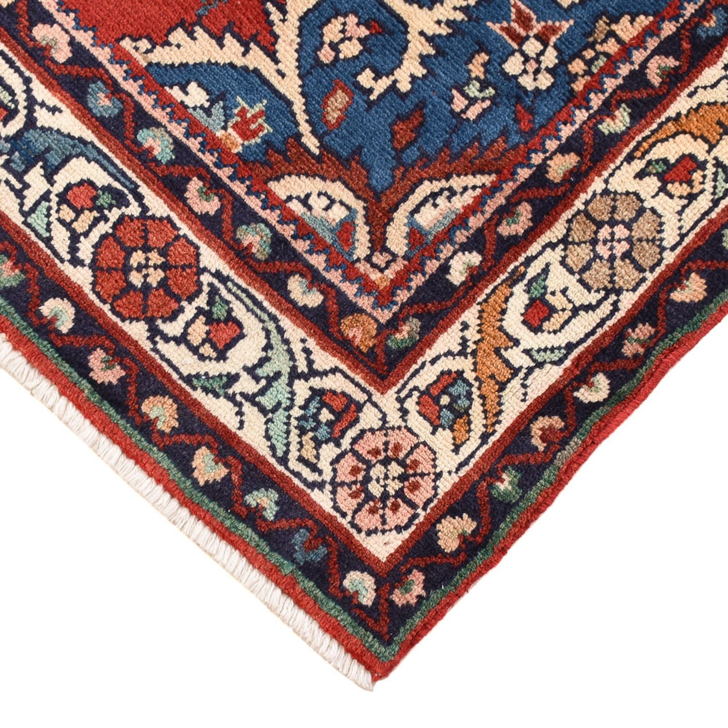 Tapis de couloir Tapis persan - Nomadic - 195 x 90 cm - rouge