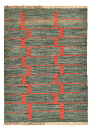 Tapis Kelim - Tendance - 171 x 122 cm - multicolore
