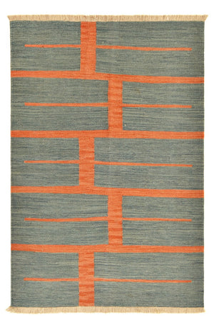 Tapis Kelim - Tendance - 185 x 123 cm - multicolore