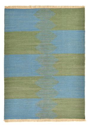 Tapis Kelim - Tendance - 198 x 150 cm - multicolore